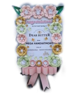 bunga papan kertas