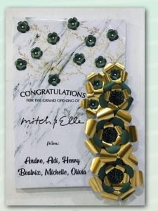 bunga papan kertas Bintang Florist Gresik