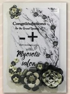 bunga papan kertas Bintang Florist Gresik