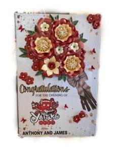 papan bunga kertas Bintang Florist Gresik