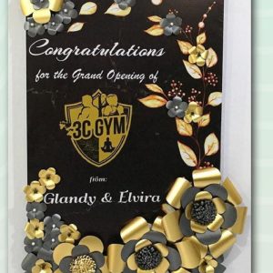 bunga papan kertas Bintang Florist Gresik