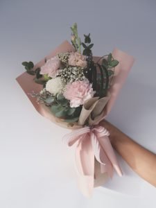 hand buket bunga