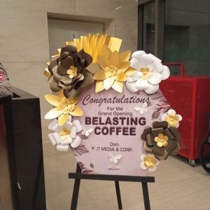 bunga papan standing