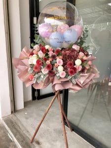 bunga standing krans