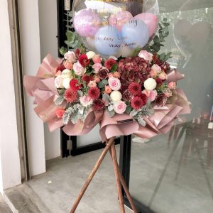 bunga standing krans