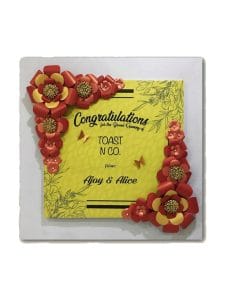 bunga papan kertas Sukses Bintang Florist Gresik
