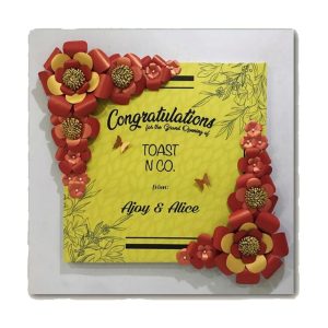 bunga papan kertas Sukses Bintang Florist Gresik