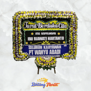 papan bunga duka cita Bintang Florist Gresik