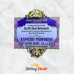 papan bunga duka cita Bintang Florist Gresik