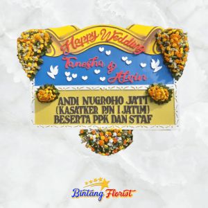 papan wedding Bintang Florist Gresik