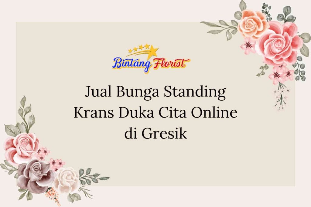Jual Bunga Standing Krans Duka Cita Online di Gresik