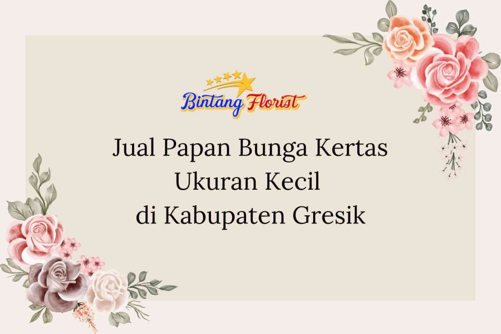 Jual Papan Bunga Kertas Ukuran Kecil Gresik